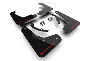 Honda Prologue Mud Flap - Rally Armor - UR Series, Red Logo - Black - `24-`25 Honda Prologue Mud Flap - Rally Armor - UR Series, Red Logo - Black - `24-`25